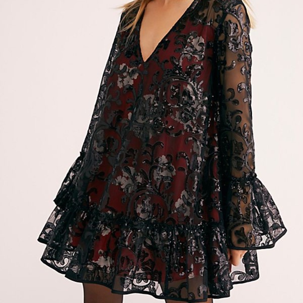 Free people falling flowers dress